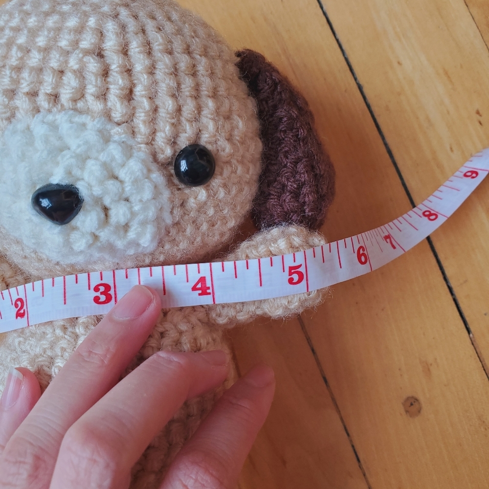 Handmade Crocheted Dog - Picture 3 of 4